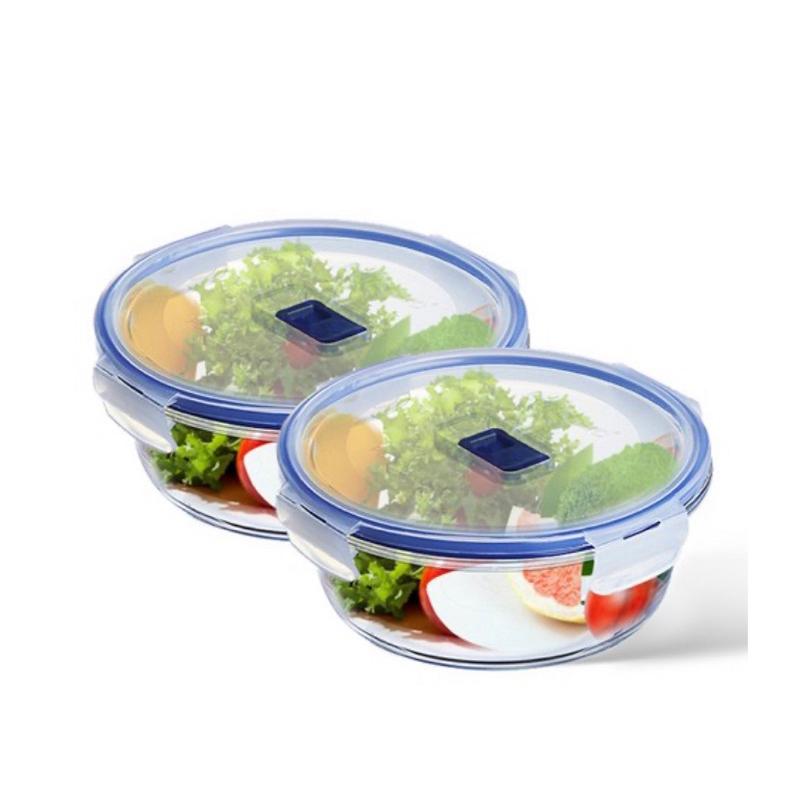 【英國彼得兔_童話保鮮盒】限量禮盒｜2入  兩用玻璃保溫盒 700ml禮物 收納盒 全新-細節圖5