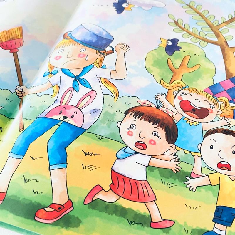 【人物繪本館 _我的幼稚園老師】精彩圖文插畫 學齡幼兒必讀好書👍 二手童書-細節圖4