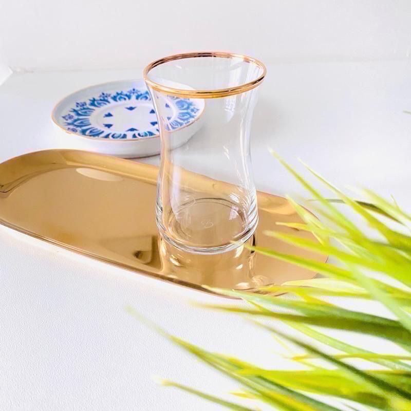 【土耳其鬱金香杯】伊斯坦堡絕美花磚風格 質感水晶茶杯 禮盒-細節圖3