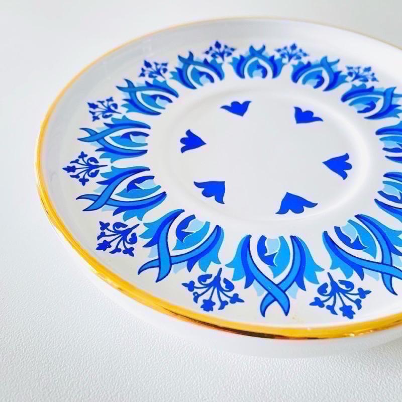 【土耳其鬱金香杯】伊斯坦堡絕美花磚風格 質感水晶茶杯 禮盒-細節圖4