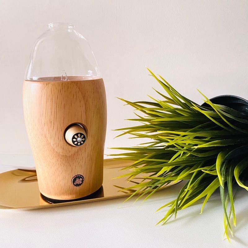 【Just Hearb香草集】原木擴香儀Ⅱ (原色) 無水式 極細緻香霧 精油 薰香儀 全新-細節圖2