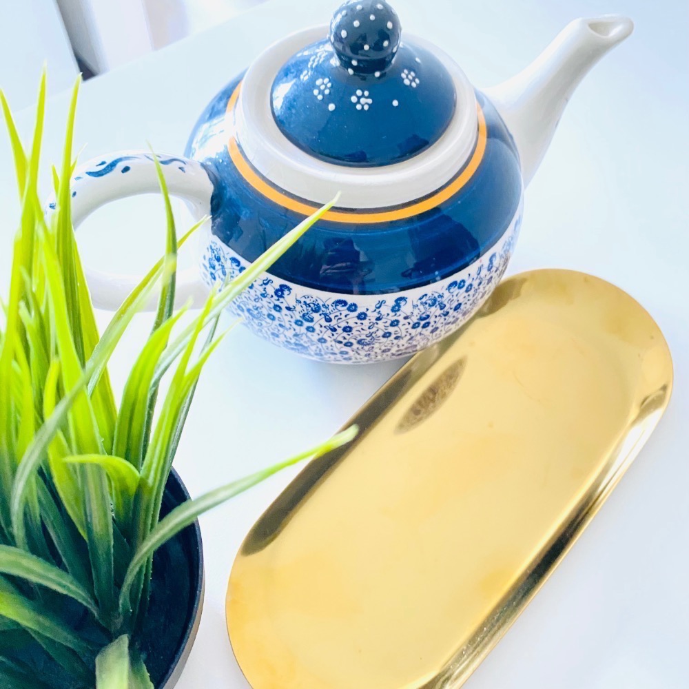 驚艷伊斯坦堡！【絕美_土耳其花雕壺】中東藍白花磚彩繪 收藏 擺設壺 茶壺-細節圖2