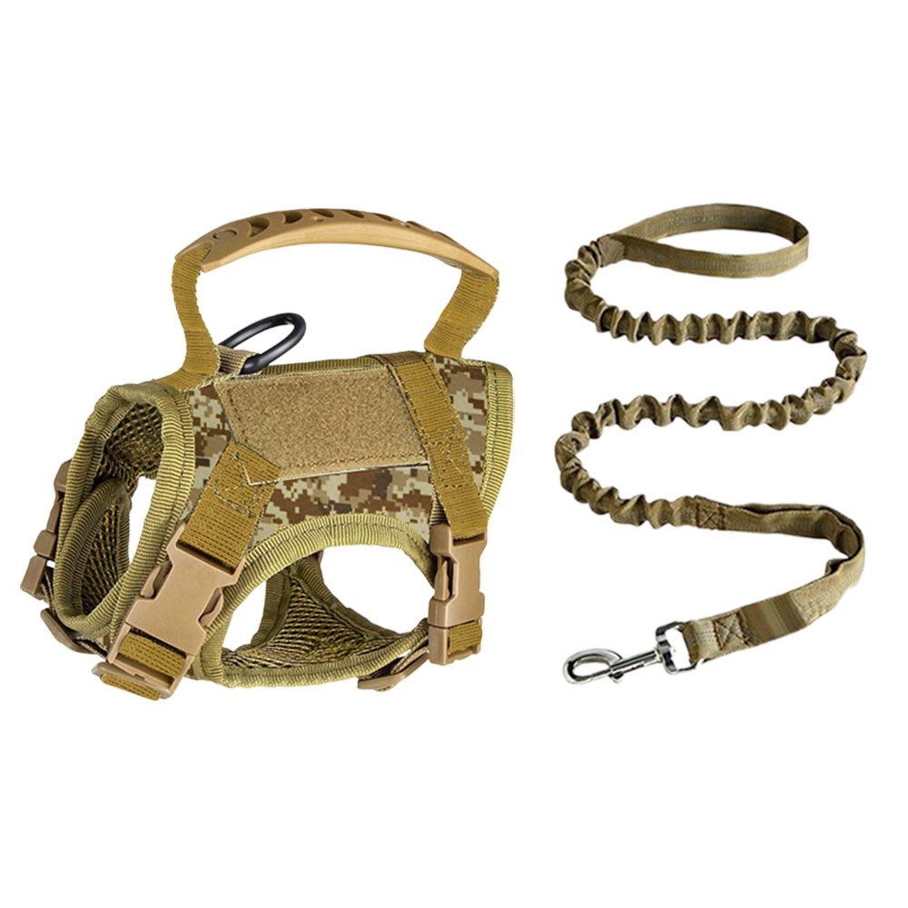 貓咪戰術胸背帶 寵物防爆衝胸背帶 貓咪牽引繩 不勒脖背心式胸背帶-規格圖9