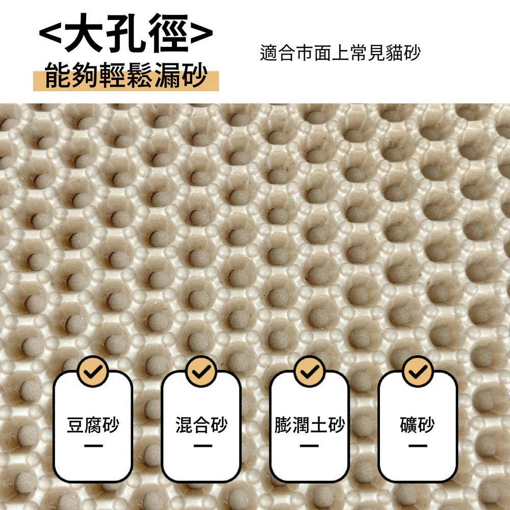 超大雙層貓砂墊120cm 特大EVA貓砂墊 L大開口猫咪落砂墊-細節圖4