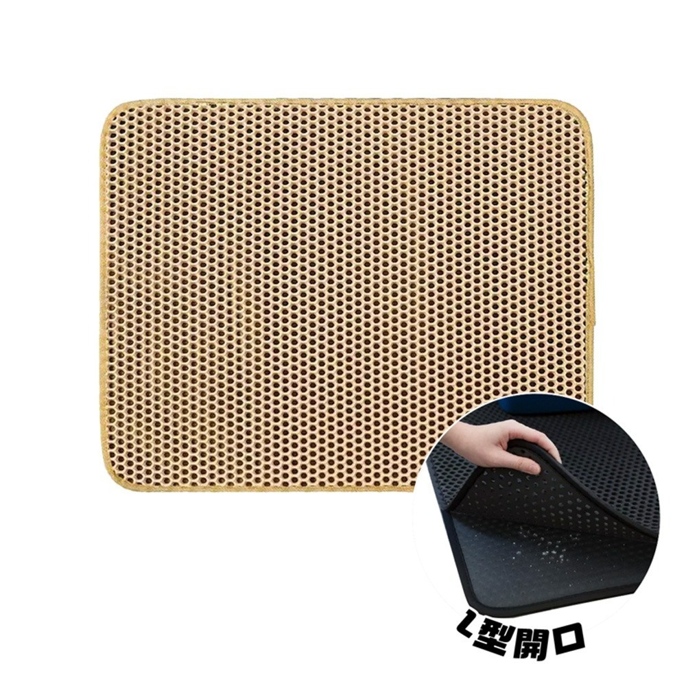 超大雙層貓砂墊120cm 特大EVA貓砂墊 L大開口猫咪落砂墊-規格圖9