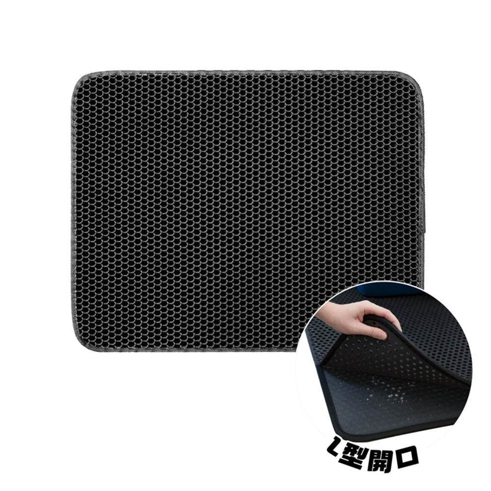 超大雙層貓砂墊120cm 特大EVA貓砂墊 L大開口猫咪落砂墊-規格圖9