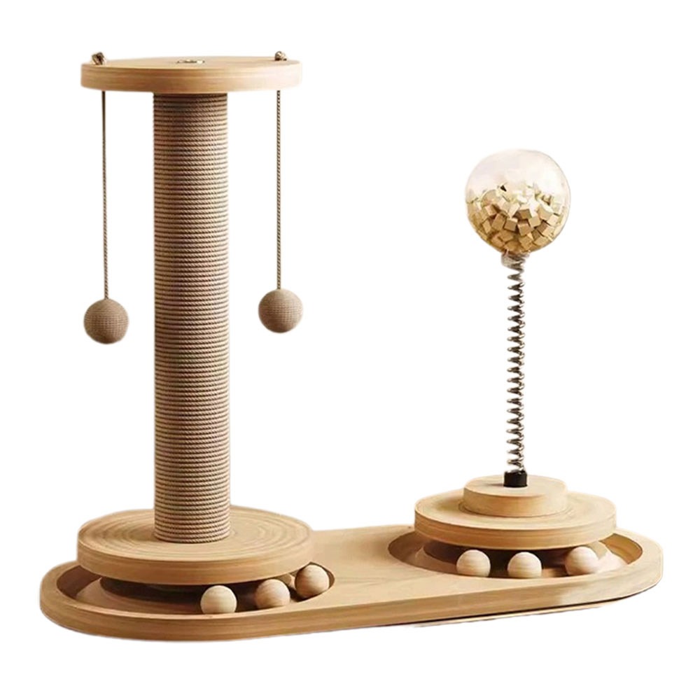 大孔轉盤+貓抓柱