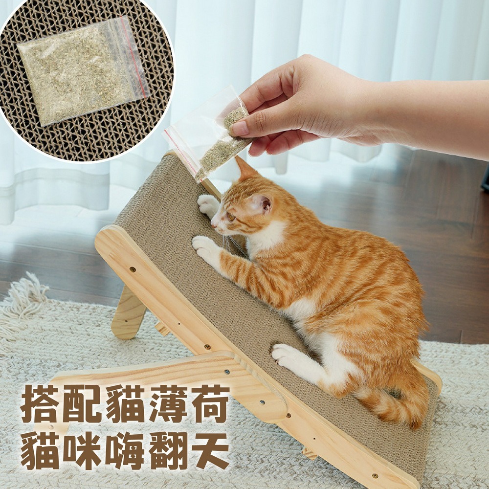 變形床貓抓板 立式磨爪板 貓窩貓抓板 大號貓咪磨爪墊-細節圖8