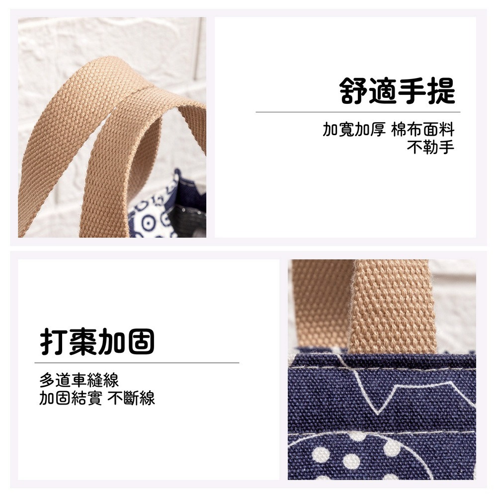 保溫帆布便當袋 拉鍊野餐袋 鋁箔保溫保冷袋 加厚防水午餐袋-細節圖7