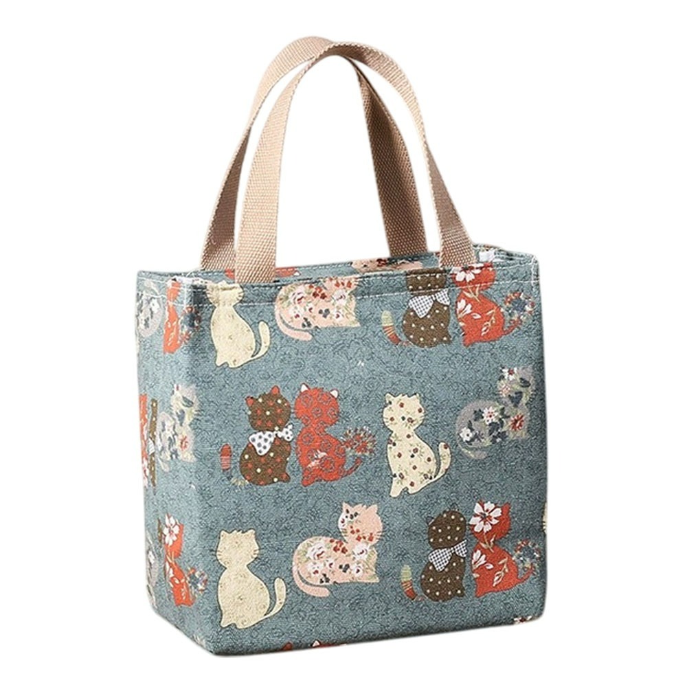 保溫帆布便當袋 拉鍊野餐袋 鋁箔保溫保冷袋 加厚防水午餐袋-規格圖9