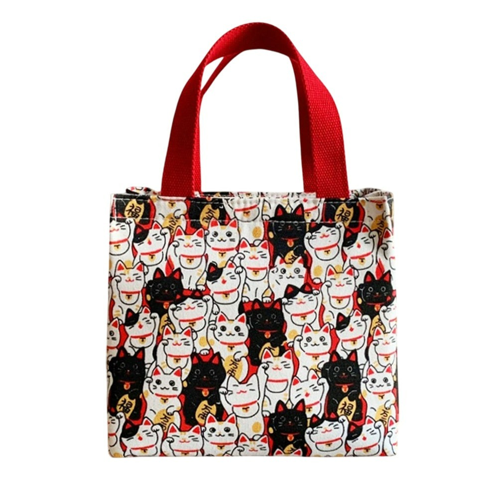 保溫帆布便當袋 拉鍊野餐袋 鋁箔保溫保冷袋 加厚防水午餐袋-規格圖9