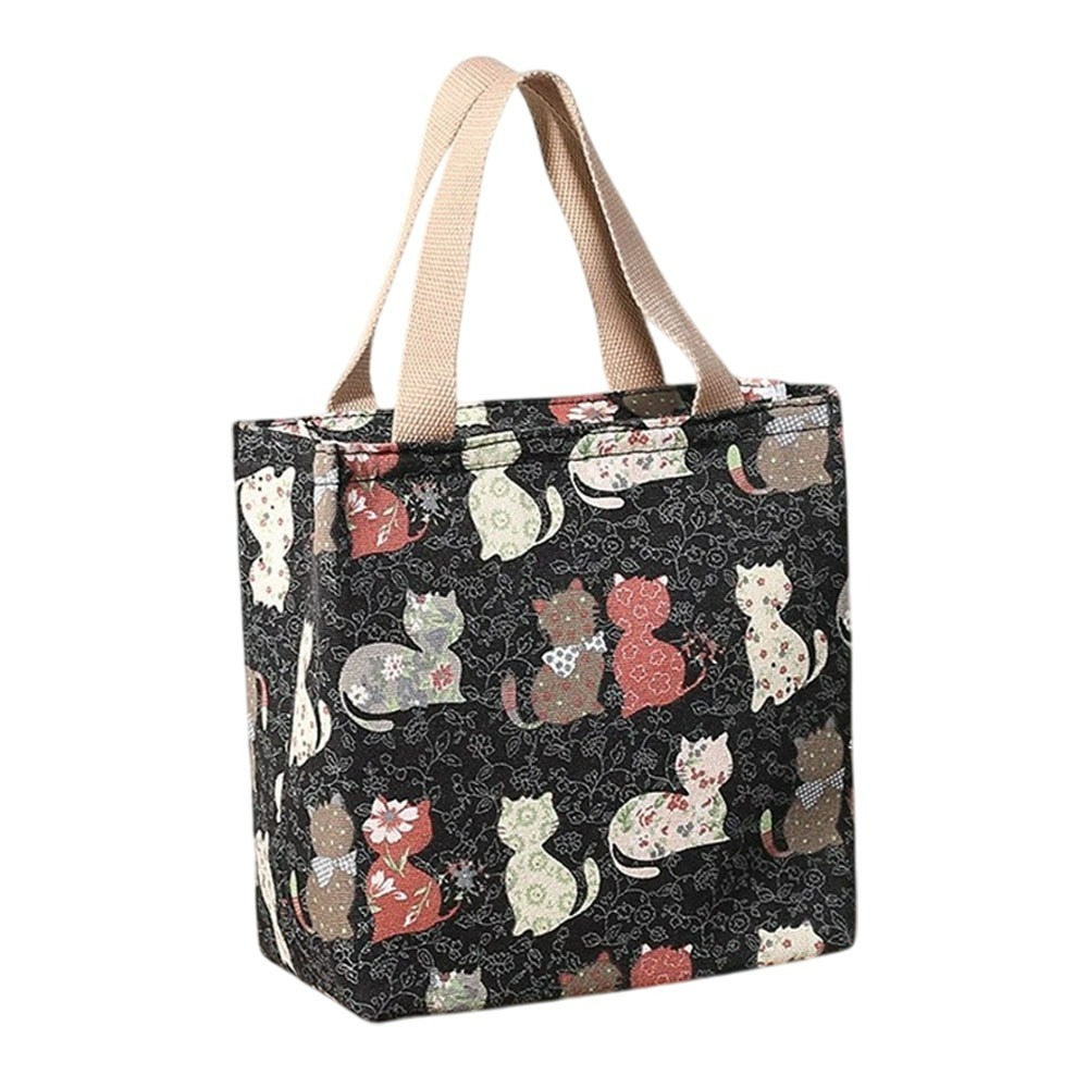 保溫帆布便當袋 拉鍊野餐袋 鋁箔保溫保冷袋 加厚防水午餐袋-規格圖9