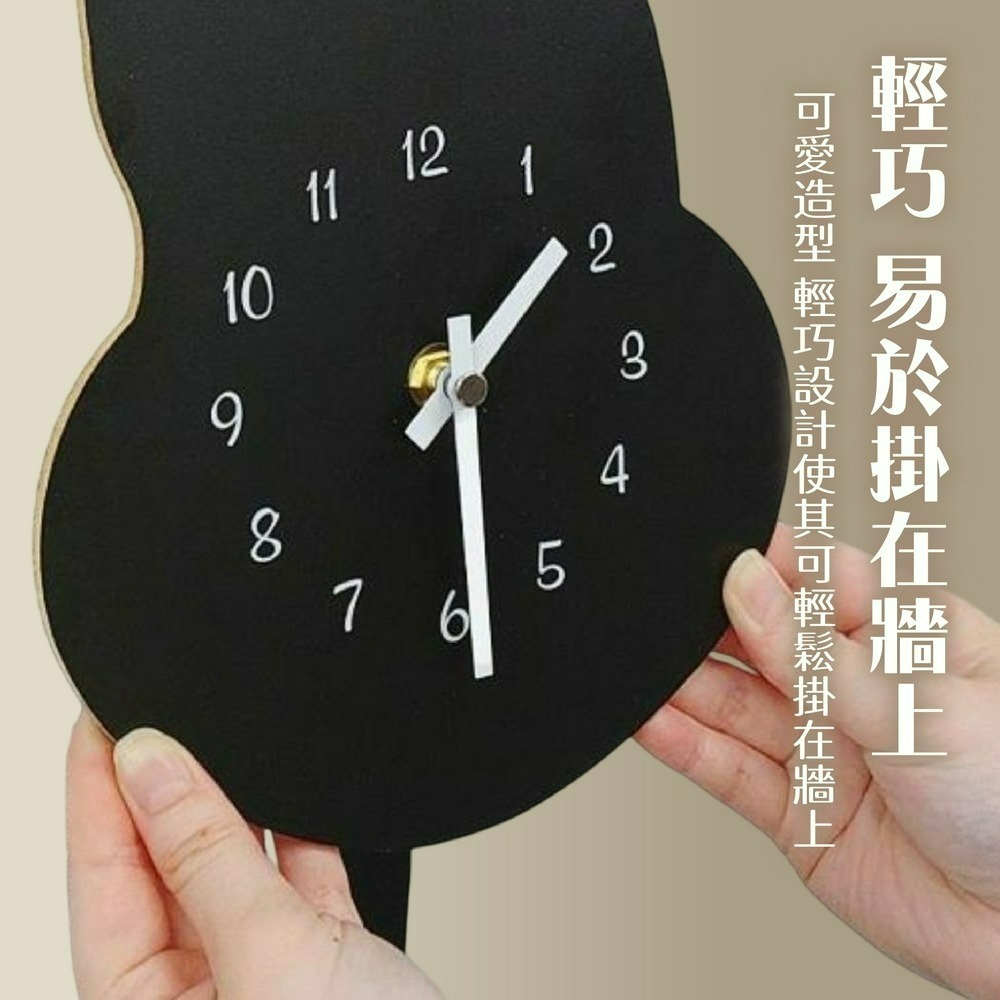 仿生搖尾貓咪掛鐘 搖尾巴貓咪創意掛鐘 搖擺靜音貓尾時鐘-細節圖8