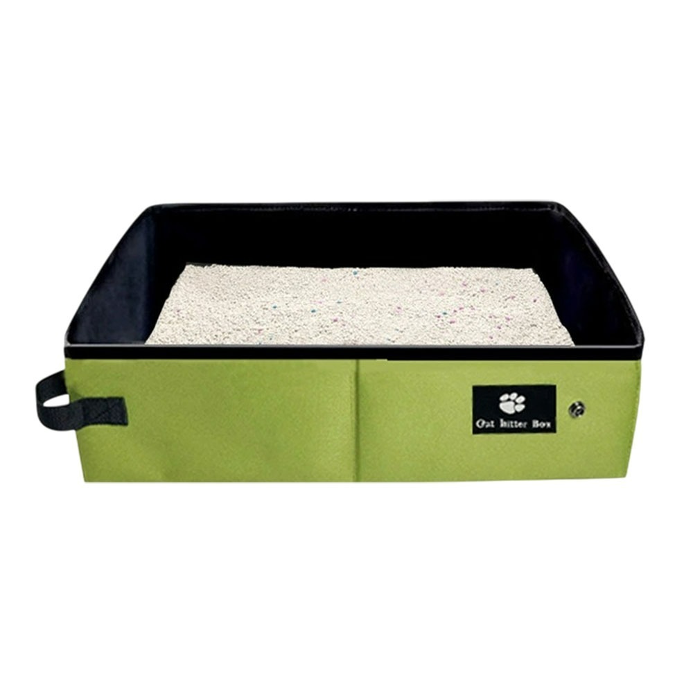 外出攜帶式貓砂盆 防水折疊貓砂盆 摺疊行動貓砂盆-規格圖11