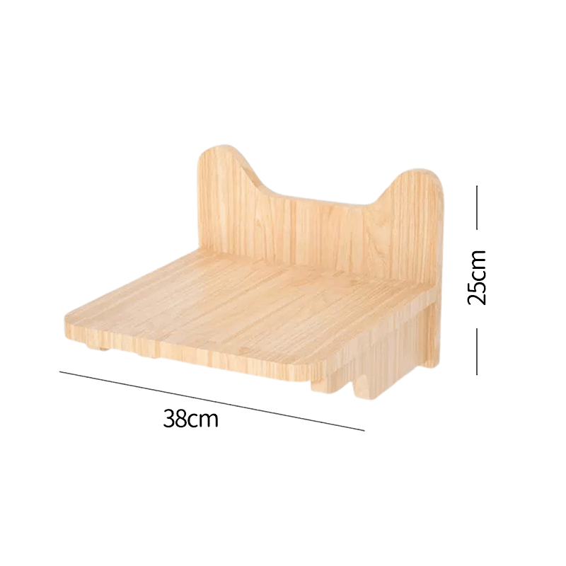 壁掛式貓跳台 實木貓爬架 貓爬柱 牆上貓爬梯-規格圖9