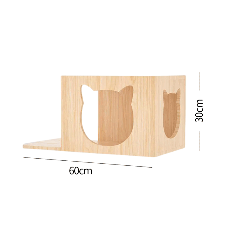 太空艙貓跳台 壁掛貓牆 牆掛式貓窩-規格圖9