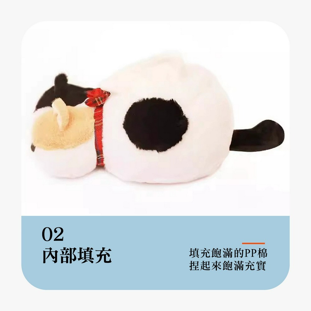 可愛毛絨貓咪面紙盒 小貓衛生紙盒 餐巾紙盒-細節圖5