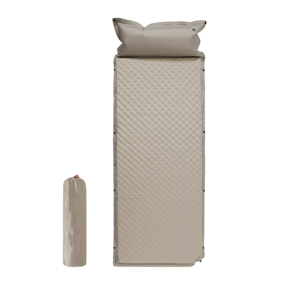 帶枕充氣睡墊 自動充氣拼接床墊 單/雙人充氣床-規格圖9