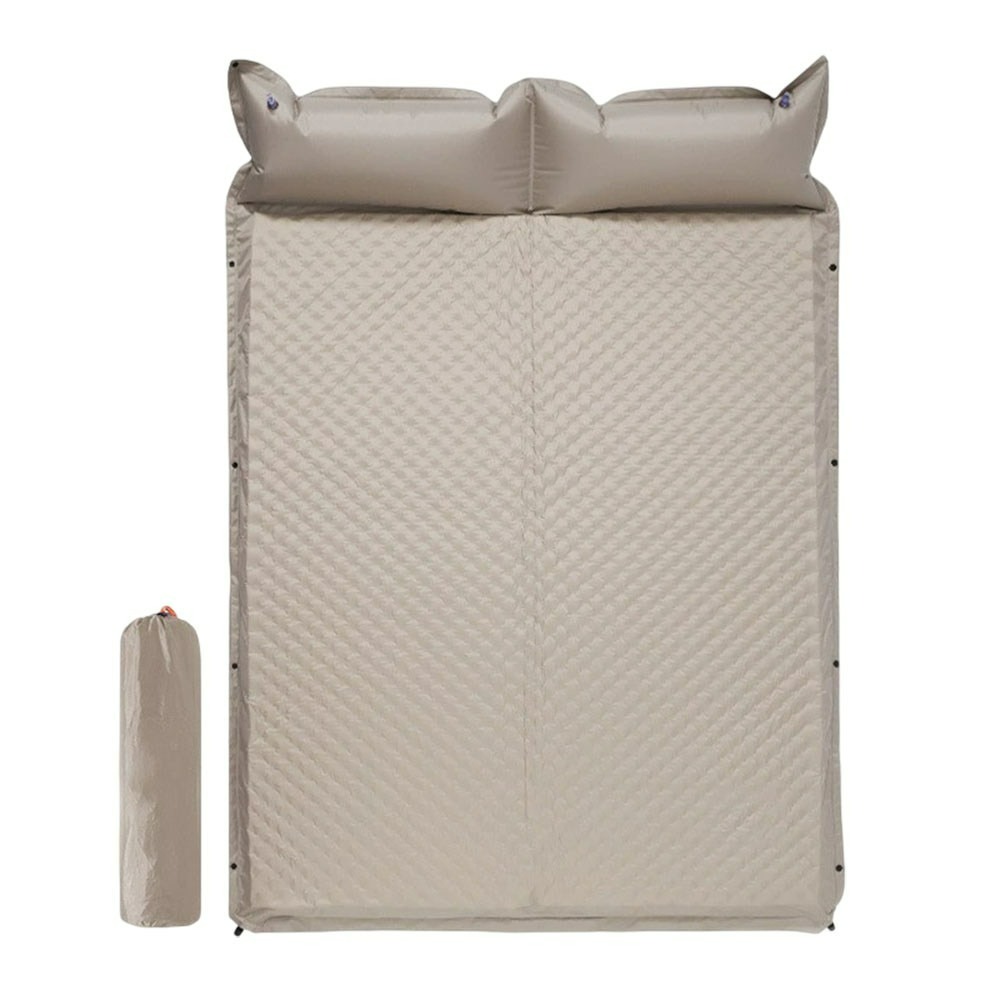 帶枕充氣睡墊 自動充氣拼接床墊 單/雙人充氣床-規格圖9