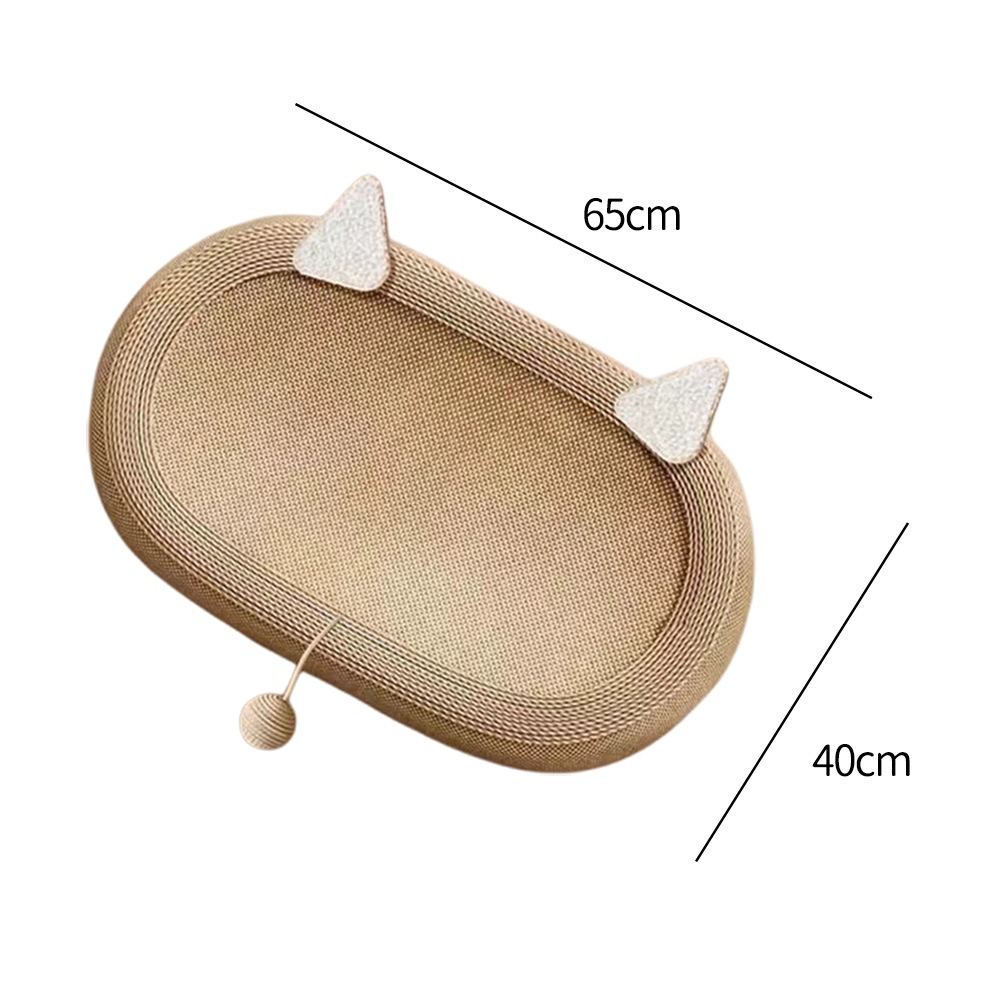 特大號劍麻貓抓板 造型貓抓窩 不掉屑貓抓窩-規格圖9