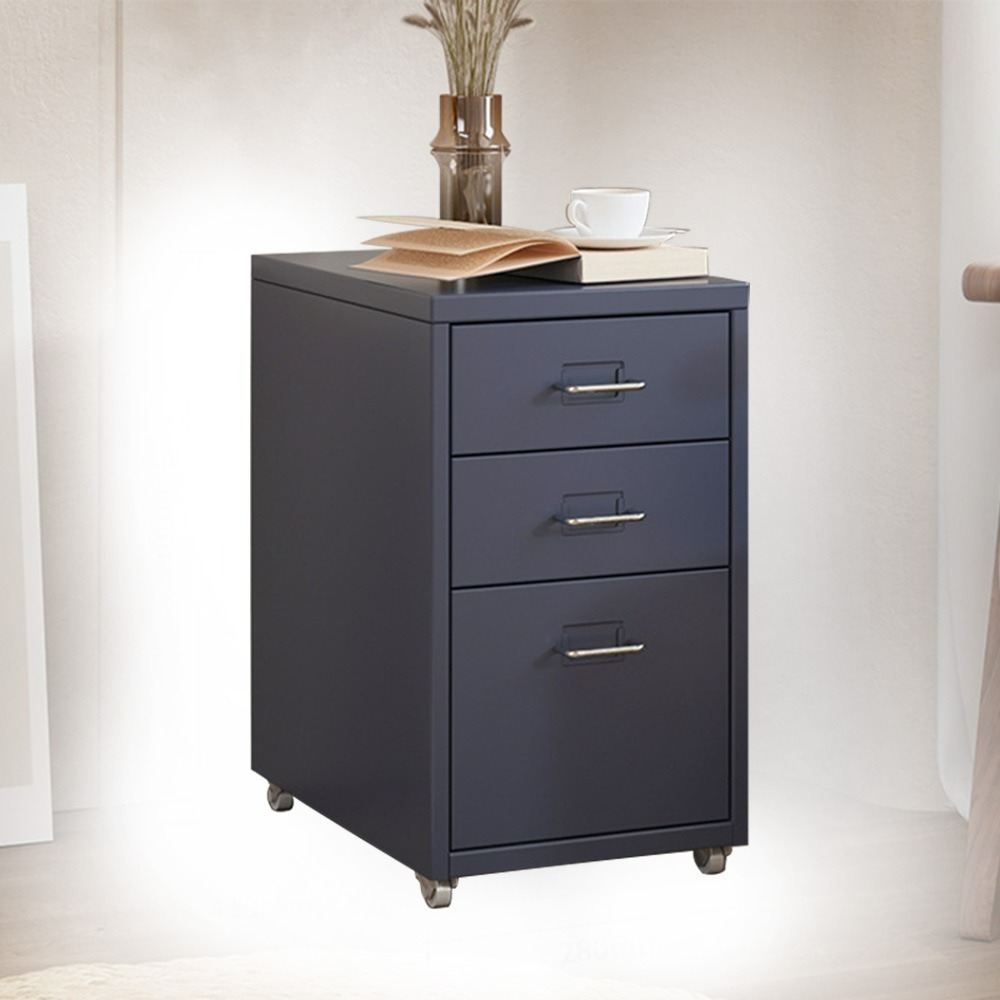 附輪抽屜櫃 辦公室移動文件櫃 桌下收納櫃-規格圖9