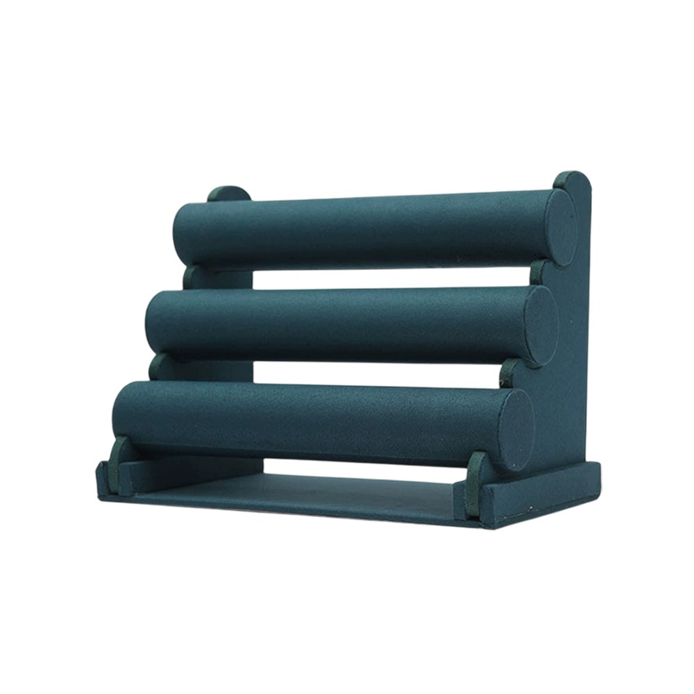 可拆三層絨布手鏈架 飾品展示架 T型手串陳列架-規格圖9