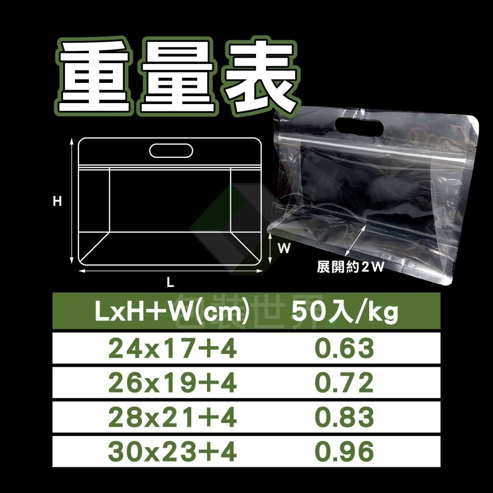 八面封手提夾鏈立袋【50入】多規格 食品包裝袋 透明/霧面夾鏈袋 食品夾鏈袋 自立袋 夾鏈袋 現貨 包裝世界-細節圖7