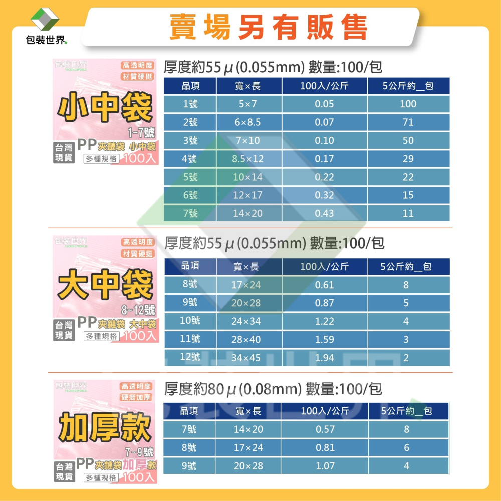 PP手提夾鏈袋100入【7~9號】PP夾鏈 手提夾鏈袋 夾鏈袋 亮面夾鏈袋 糖果包裝  透明夾鏈袋 食品袋 夾鏈平口-細節圖3