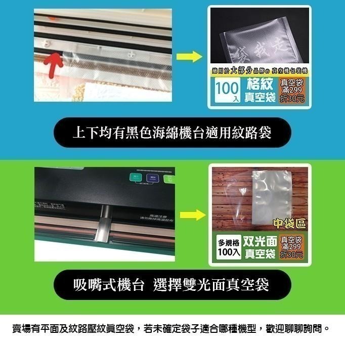 共擠 紋路真空袋【100入】真空袋 真空紋路袋 多種尺寸食品紋路包裝袋  單面紋路真空袋   適家用真空機-細節圖7