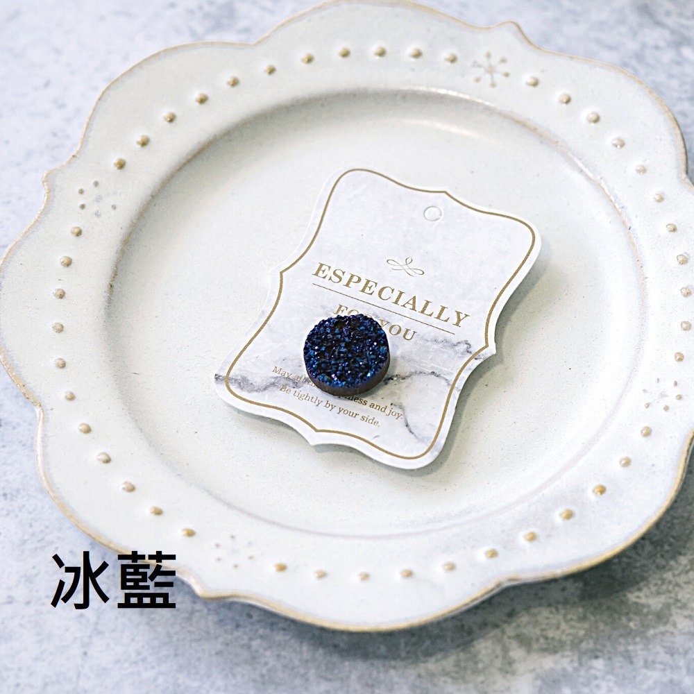 【出清特惠 $99】水晶香氛扣/ 天然晶簇、擴香石 精油口罩扣、磁扣-細節圖2