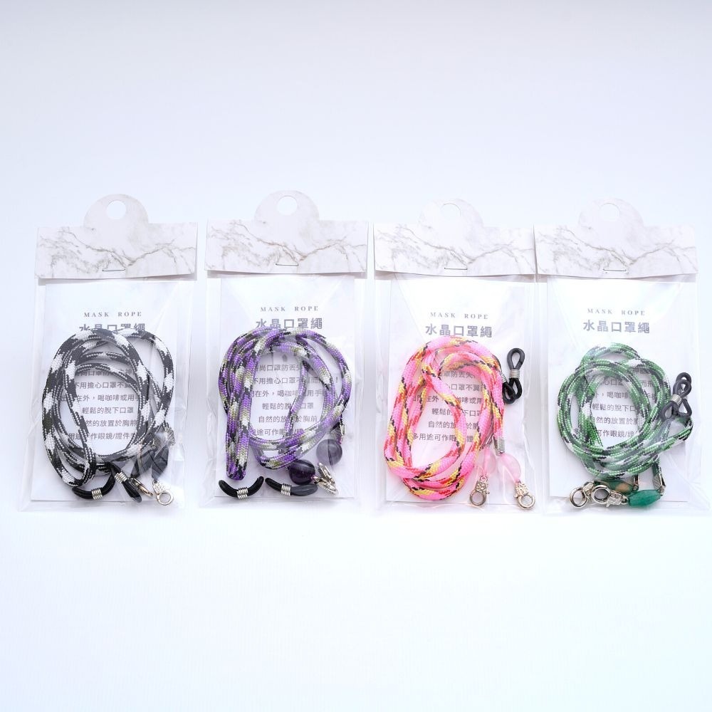 【出清特惠 $99】水晶口罩繩/ 眼鏡防丟掛繩-細節圖2