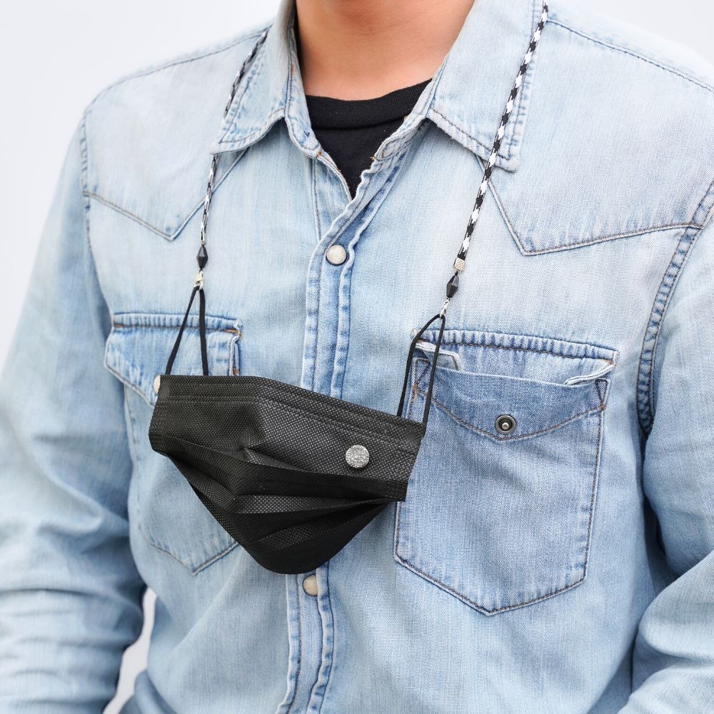 【出清特惠 $99】水晶口罩繩/ 眼鏡防丟掛繩-細節圖3