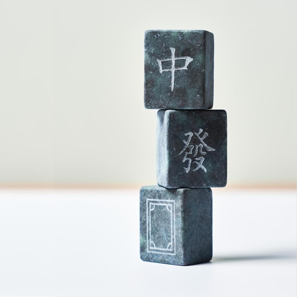 威士忌 環保冰磚(麻將大三元) | 快速醒酒(可重複使用) 附日式酒夾+禮盒-細節圖2