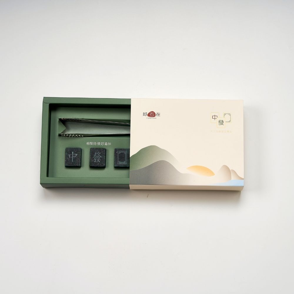 威士忌 環保冰磚(麻將大三元) | 快速醒酒(可重複使用) 附日式酒夾+禮盒-細節圖3