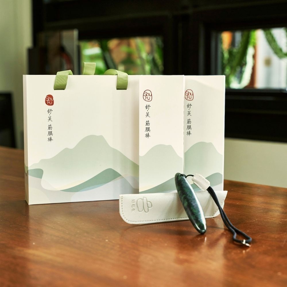 墨玉筋膜棒(單支) | 釋放磁能、深層舒壓 (附皮套+說明書+禮盒)-細節圖7