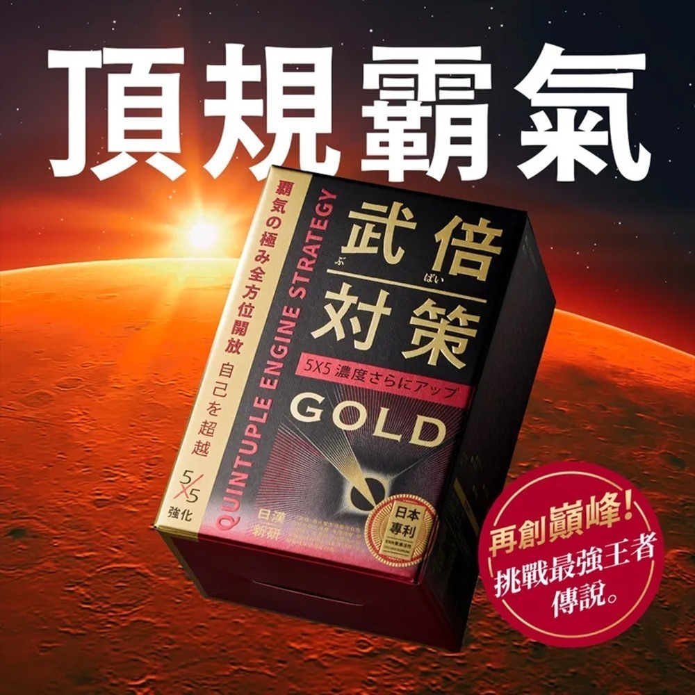 【官方賣場】武倍對策GOLD (日本專利BNN蕉護活性、L-精胺酸、透納葉、葫蘆巴、龍皇蟲草、南非醉茄、酵母鋅、黃金蜆)-細節圖2