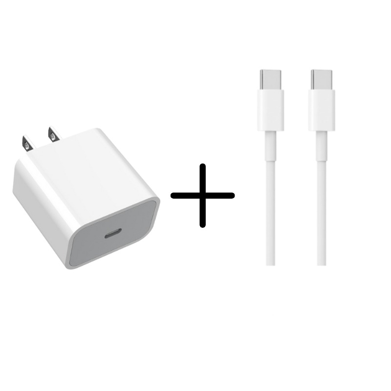 20W PD快充組合包 快充頭+快充線 Type-C Lightning iPhone充電線 安卓適用-規格圖7