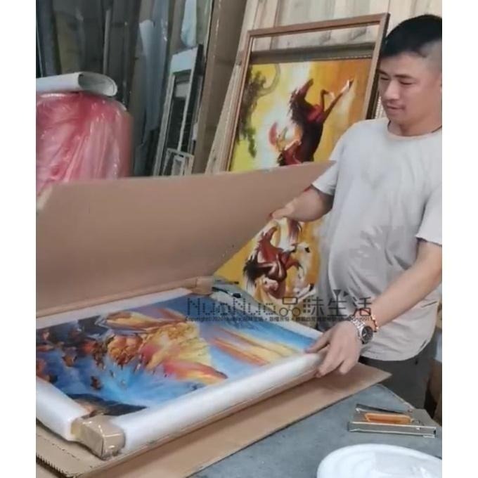 客製訂做❗超質感🎨手繪油畫❗師傅級純手繪✍手工裱框【梵谷名家作品】無框畫/裝飾畫/掛畫/框畫-細節圖6