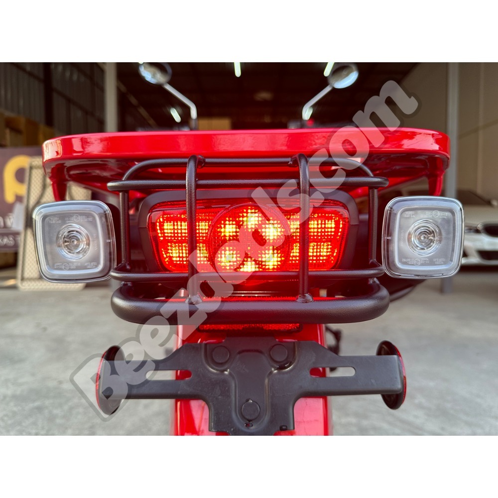 預購 Honda CT125 尾燈護罩 尾燈罩 尾燈護網 尾燈 護網 尾燈保桿 霧黑柵欄 造型 保桿 後扶手 浩哥部品-規格圖8
