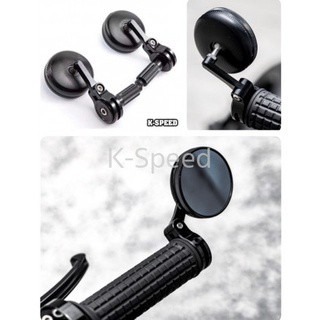 預購 REBEL500 後照鏡 後視鏡 照後鏡 端子鏡 K-SPEED CNC 迷你 圓鏡 浩哥部品-細節圖2