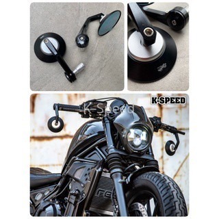 預購 REBEL500 後照鏡 後視鏡 照後鏡 端子鏡 K-SPEED CNC 迷你 圓鏡 浩哥部品-規格圖6