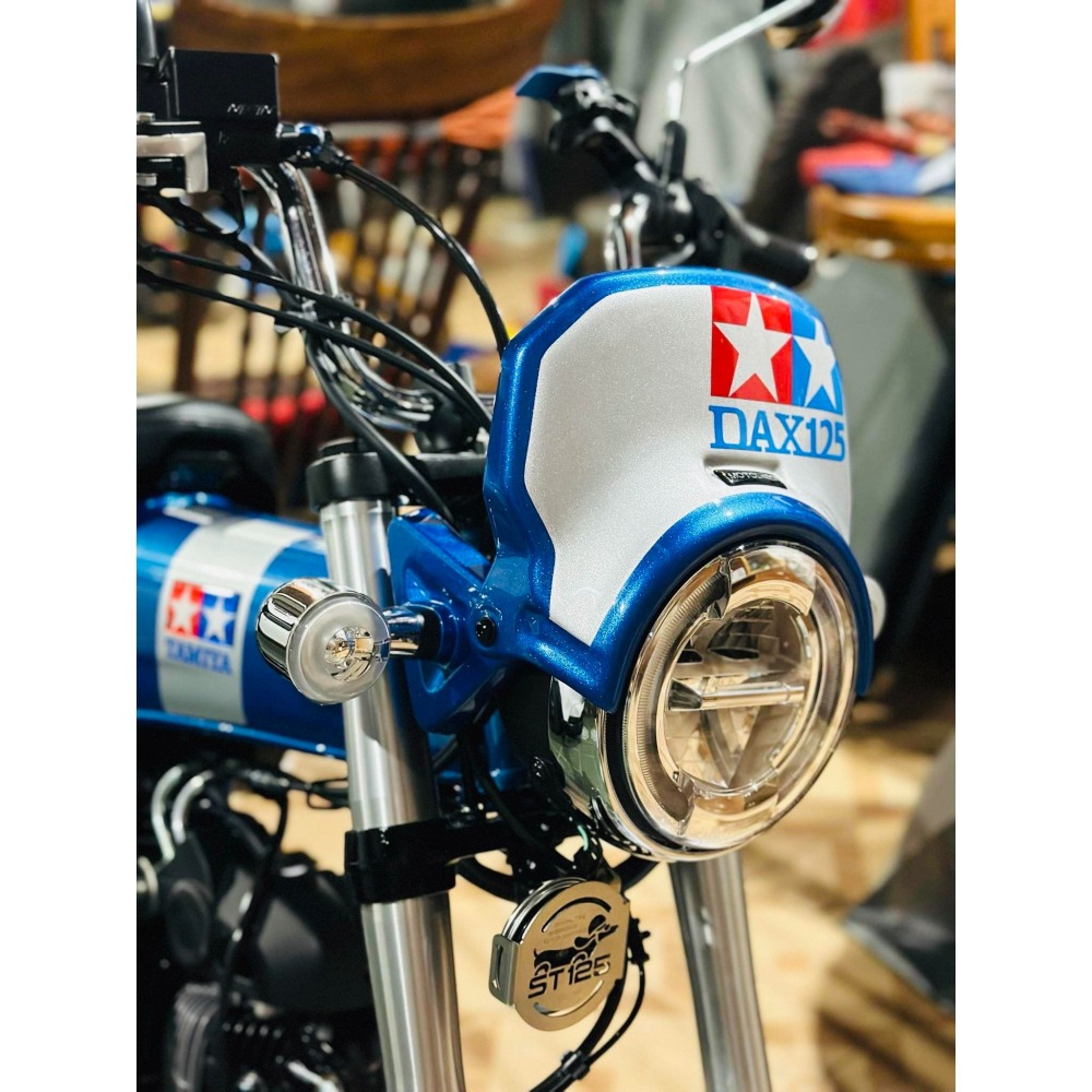 預購 現貨 田宮藍 DAX125 ST125 臘腸狗 大燈罩 風鏡 小風鏡 頭罩 HONDA 浩哥部品-細節圖2