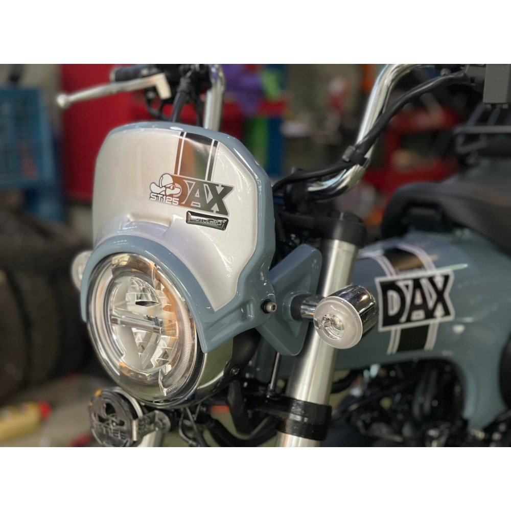 預購 現貨 田宮藍 DAX125 ST125 臘腸狗 大燈罩 風鏡 小風鏡 頭罩 HONDA 浩哥部品-細節圖4