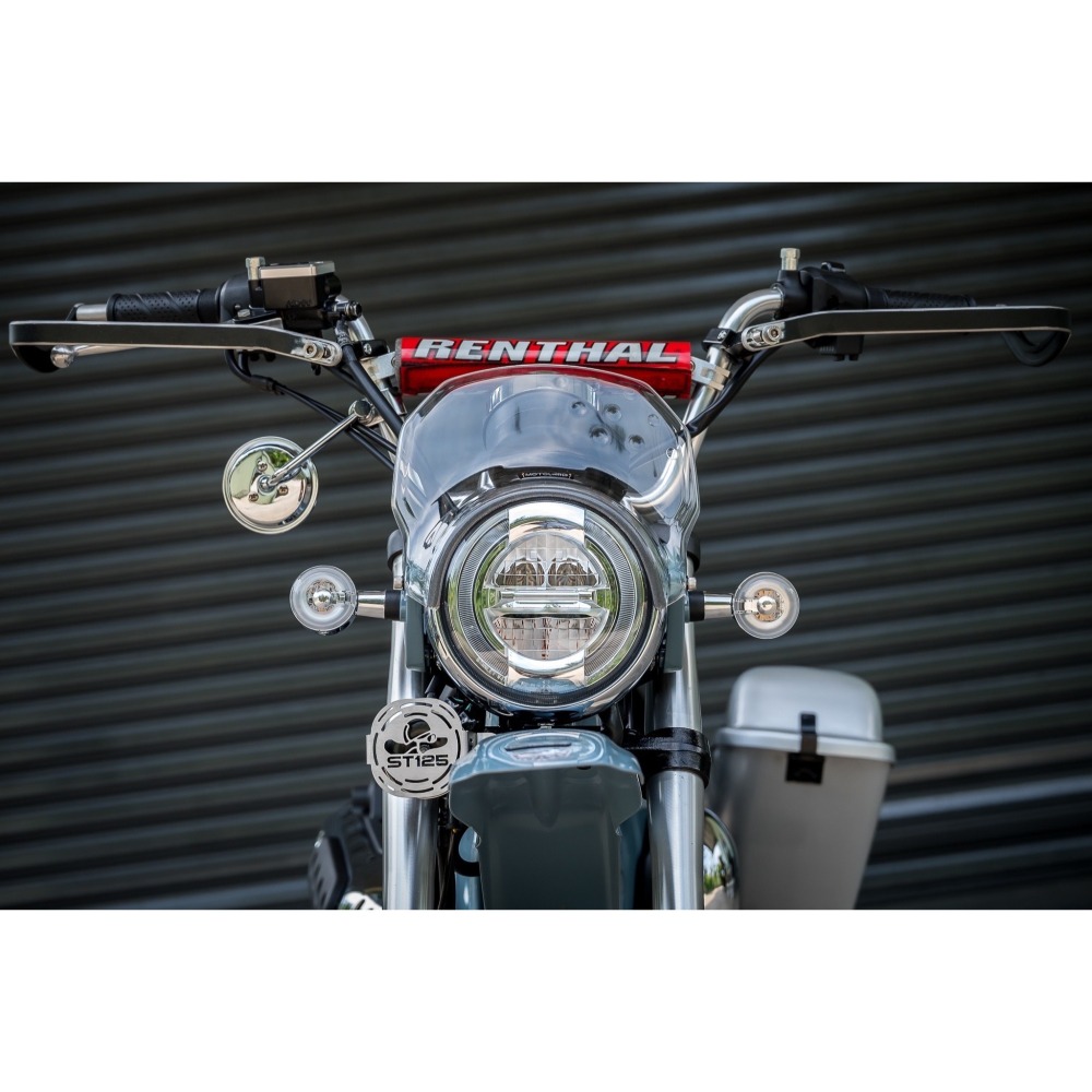 預購 現貨 田宮藍 DAX125 ST125 臘腸狗 大燈罩 風鏡 小風鏡 頭罩 HONDA 浩哥部品-細節圖5