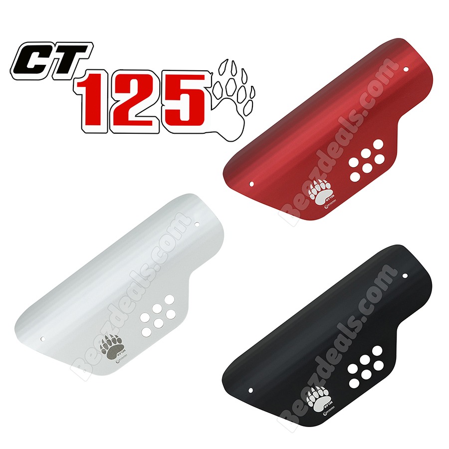 商品名稱 預購 本田 CT125 防燙蓋 鋁製防燙蓋 造型防燙蓋 排氣管護罩 排氣管保護蓋 浩哥部品-細節圖3