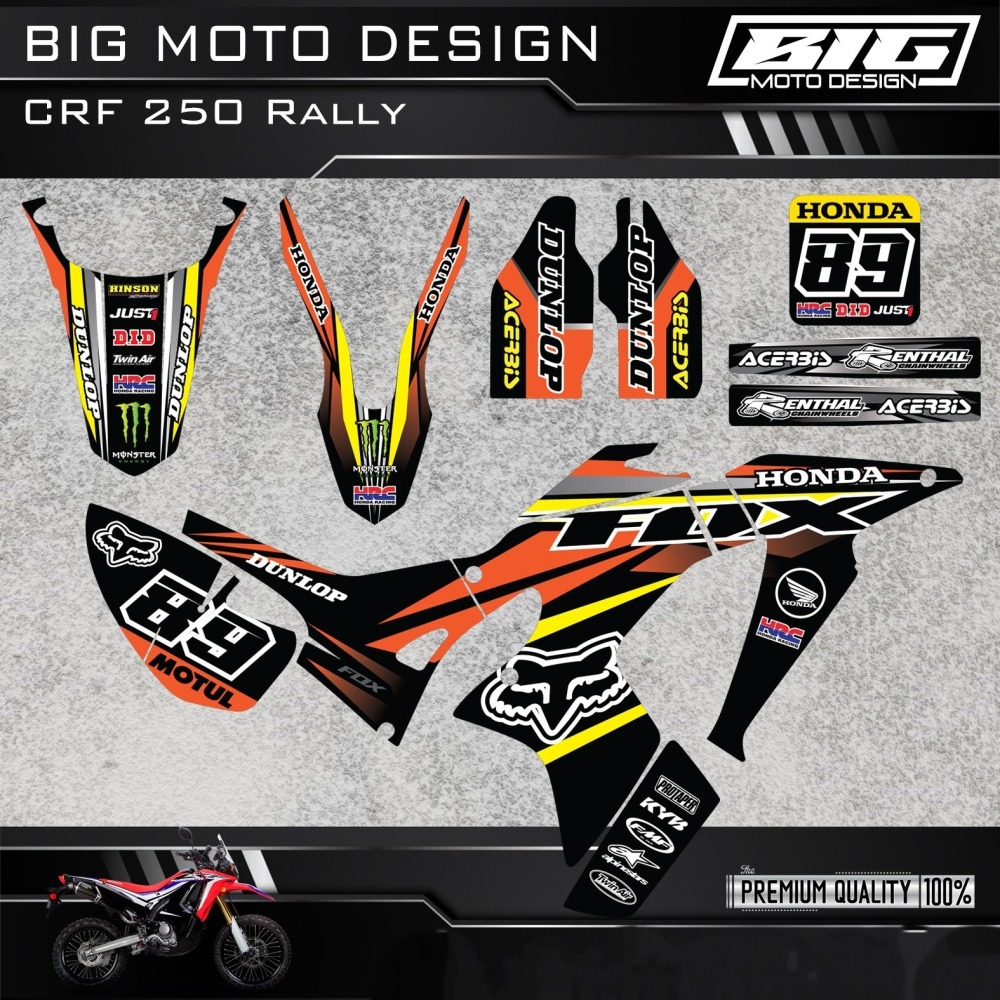 CRF 250 300 L 彩貼 車貼 全車 貼紙 排單製作 預購 泰國代購-細節圖3
