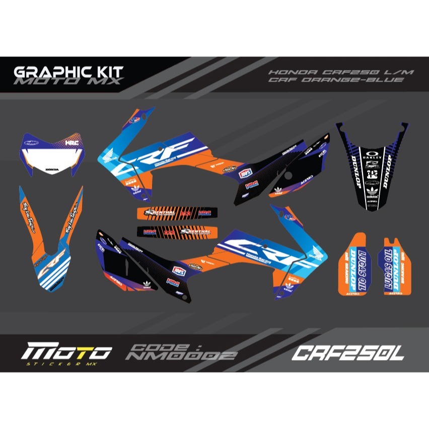 CRF 250 300 L 彩貼 車貼 全車 貼紙 排單製作 預購 泰國代購-細節圖5