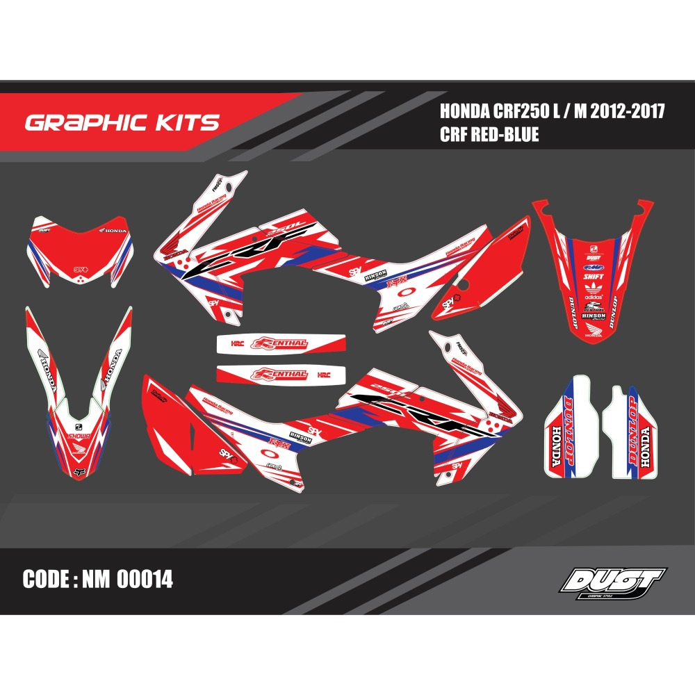 CRF 250 300 L 彩貼 車貼 全車 貼紙 排單製作 預購 泰國代購-細節圖8