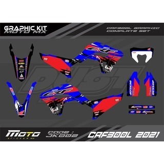 預購 HONDA CRF 300 L 彩貼 全車 貼紙 排單製作 泰國代購 浩哥部品-規格圖8