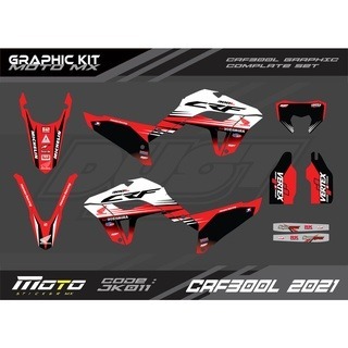 預購 HONDA CRF 300 L 彩貼 全車 貼紙 排單製作 泰國代購 浩哥部品-規格圖8